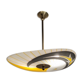 Modernist glass suspension from the 50s/60s