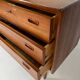 Vintage teak sideboard Bartels mid-century 60s design chest of drawers