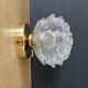 Vintage globe wall or ceiling light in molded glass in the shape of a flower