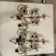 Florentine Tole Crystal Sconces Set of 2 1950’s