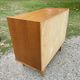 Vintage Mid-Century Scandinavian chest of drawers with tapered legs, 4 drawers, Oak, 1950s.