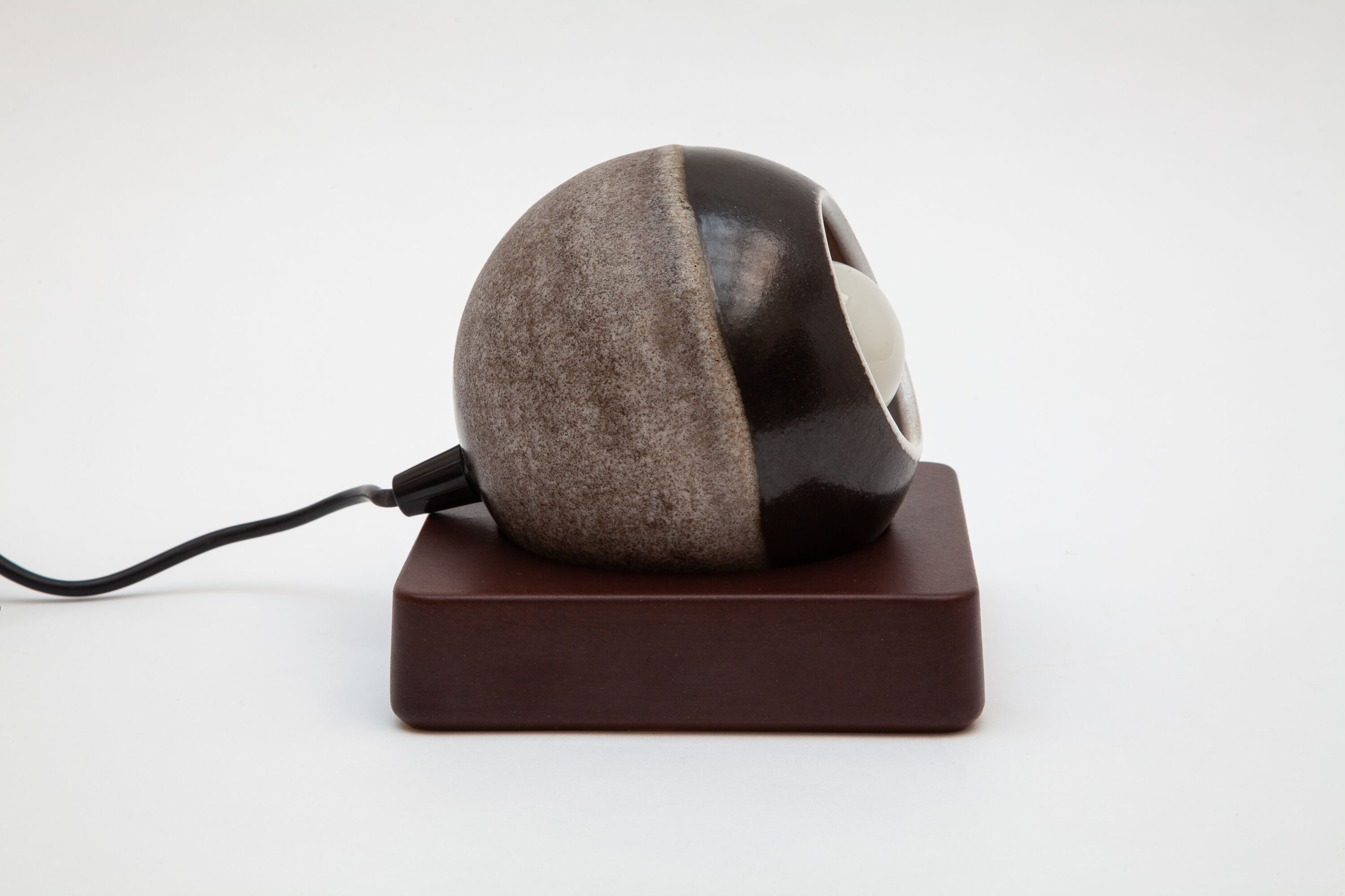 Vintage ceramic globe lamps