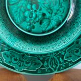 Sarreguemines plate french majolica from the 1870s
