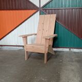 Wooden armchair "Adirondack"