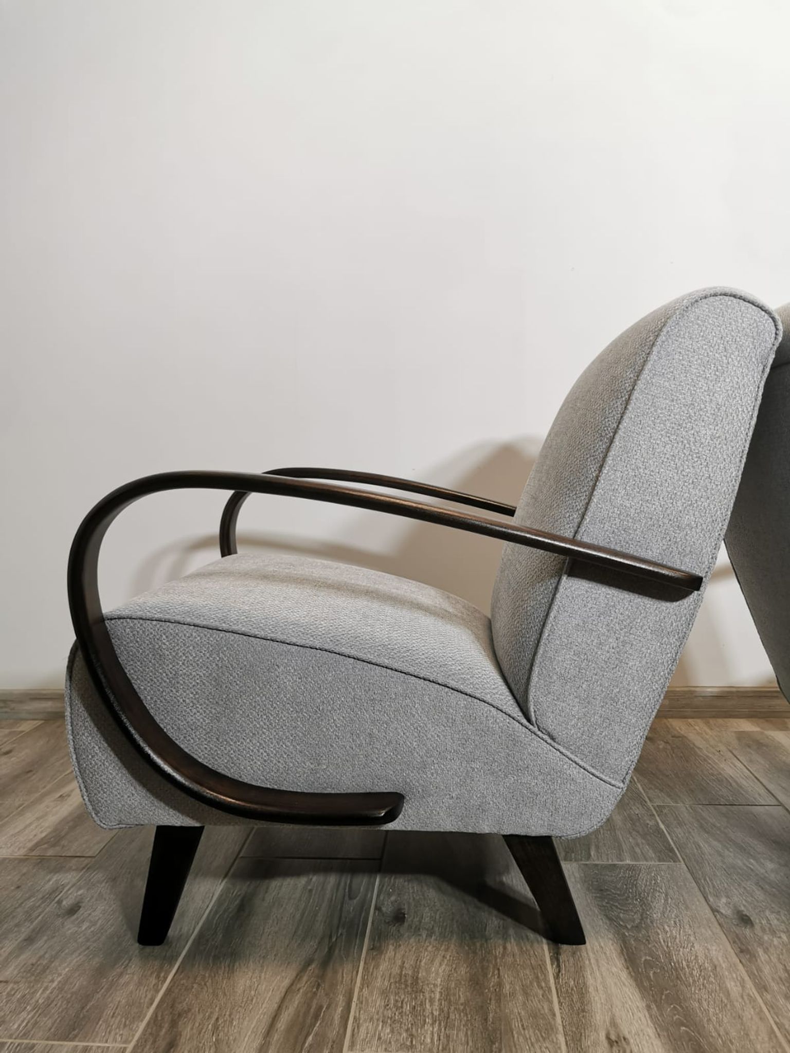 Fauteuils de Jindrich Halabala, années 1940, Set de 2