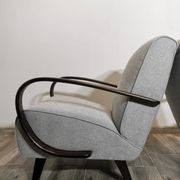 Fauteuils de Jindrich Halabala, années 1940, Set de 2