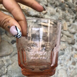 Glasses • Arcoroc rosaline series, vintage