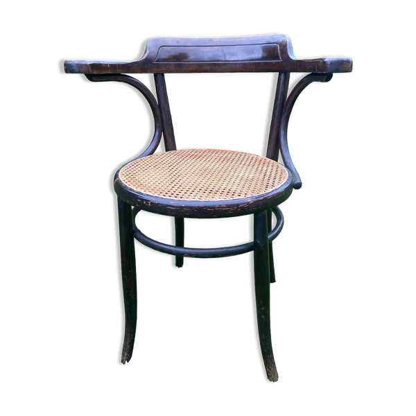 Fauteuil bois courbé viennois Fischel vers 1920