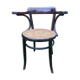 Viennese curved wood armchair FISCHEL circa 1920