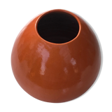 Orange terracotta vase
