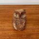 Owl sculpture in Italian pottery from the mid-century by Aldo Londi for Bitossi, 1960s.