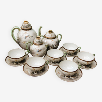 Kutani porcelain tea service, Japan, late 19th century