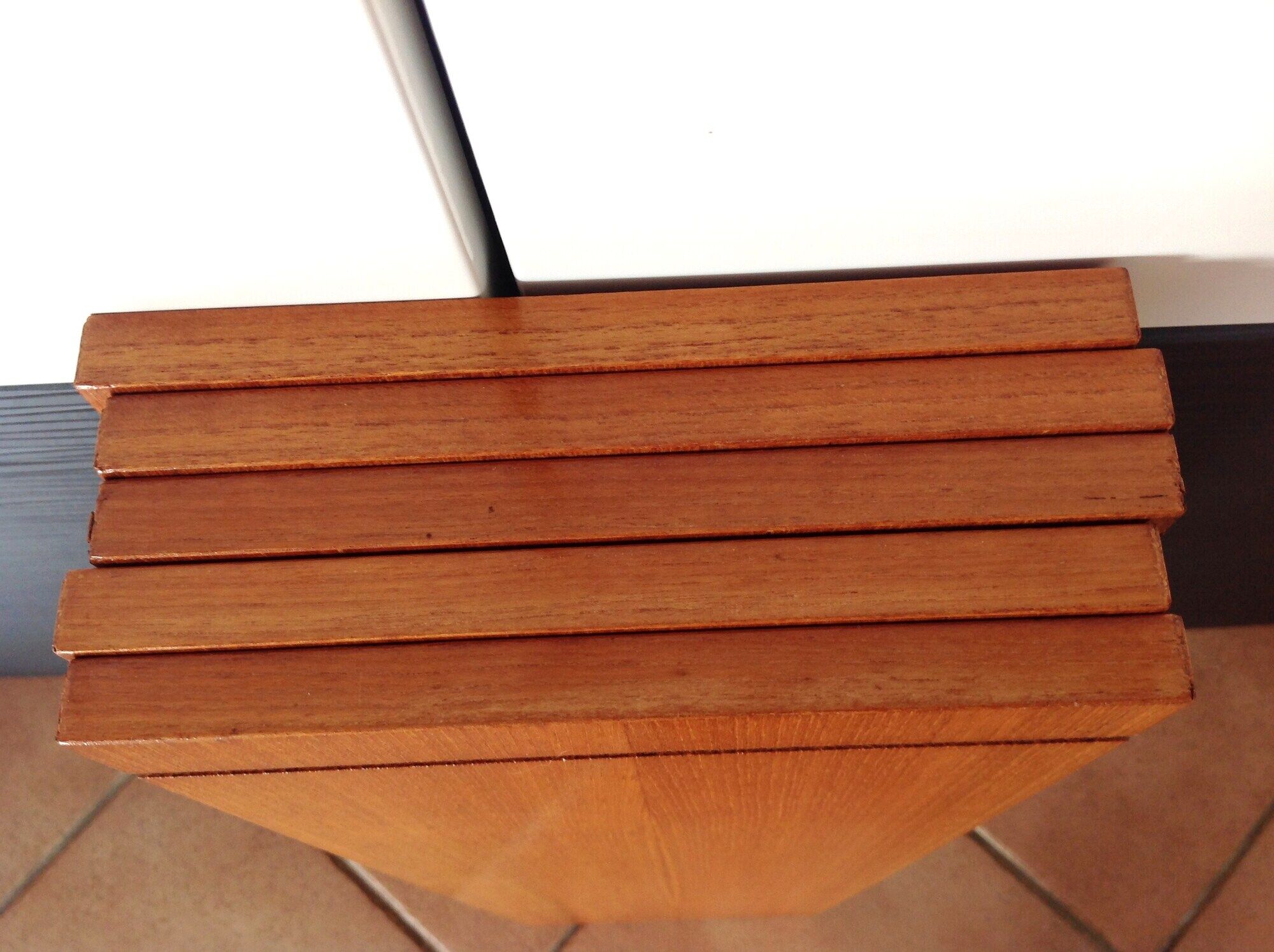 Black metal and wood shelf 60/70
