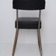 Black skai chair soft back