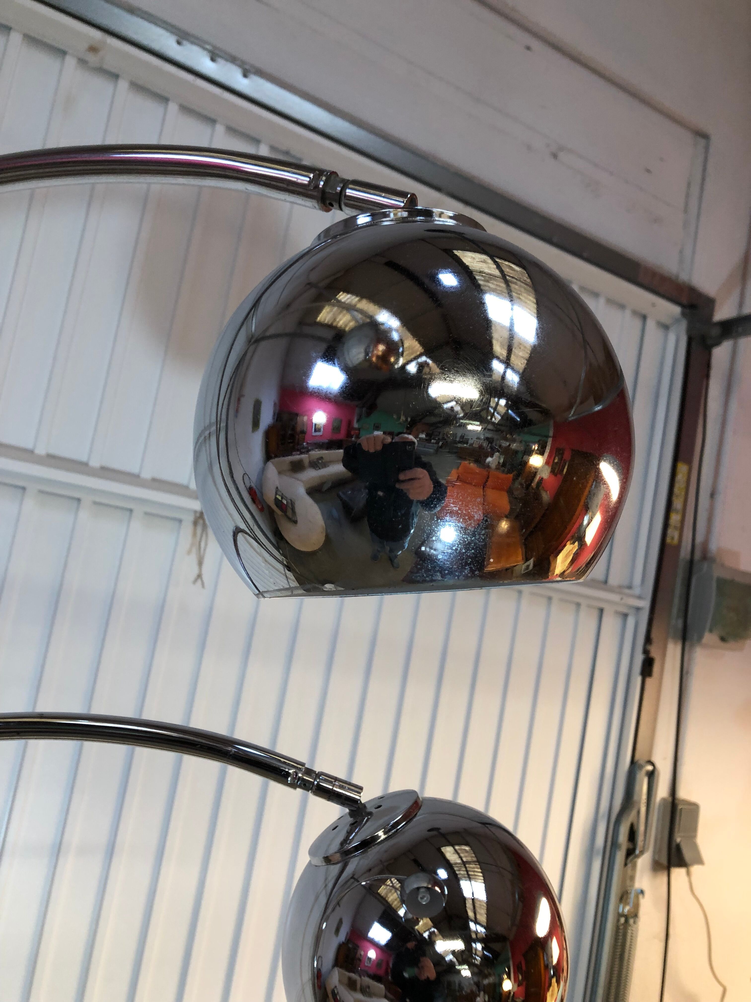 floor lamp lily of the valley design goffredo reggiani 1970