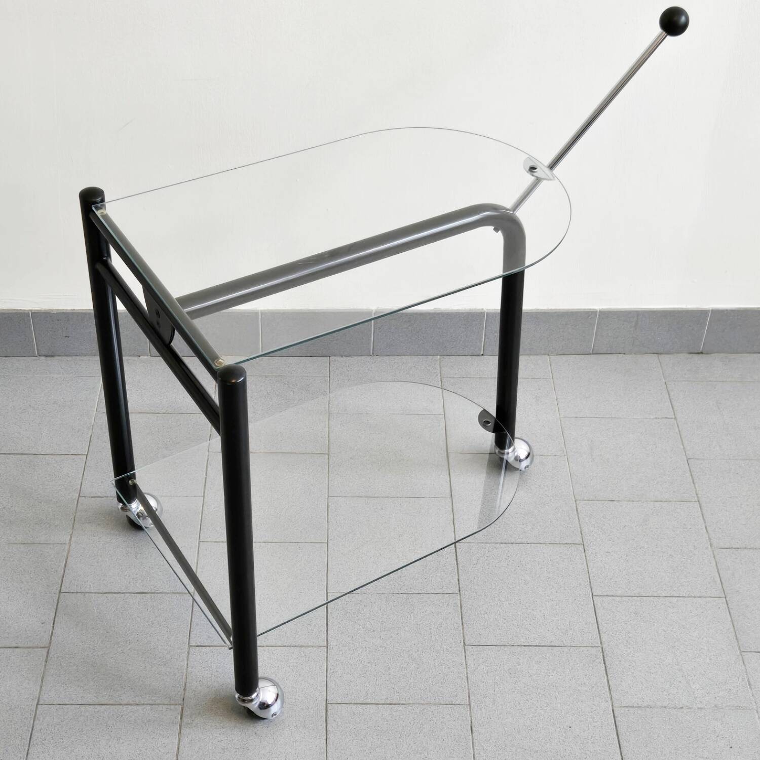 Vintage 1980s rolling trolley