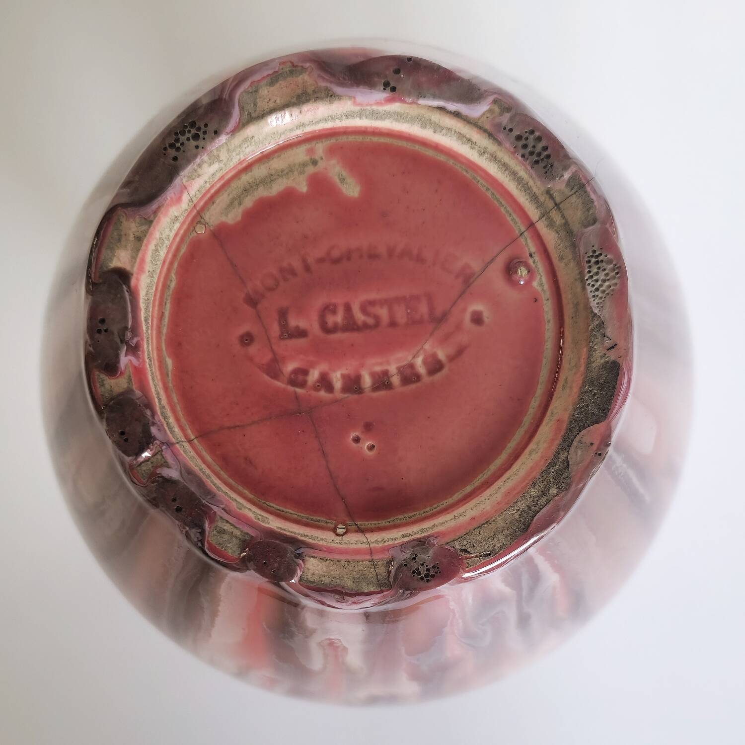 Beautiful ceramic vase L Castel