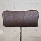 Vintage skai/metal adjustable industrial office chair (40s)