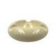 Space age cream ceramic ashtray, Sicart Italy 1970s
