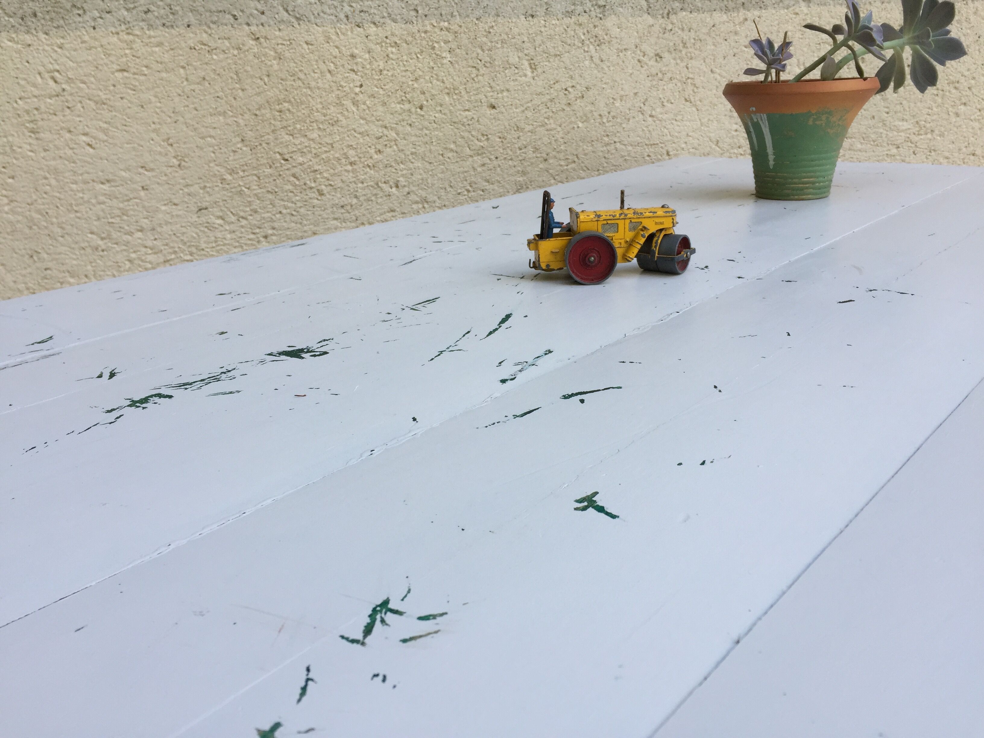 Table basse de ferme vintage