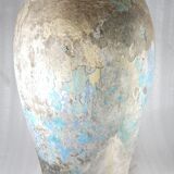 Blue terracotta jar