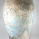 Blue terracotta jar