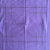 Old days embroidery tablecloth - 150x150cm - cotton