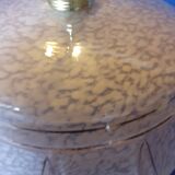 Art Deco pendant lamp from the 30s and 50s, vintage France - newly electrified