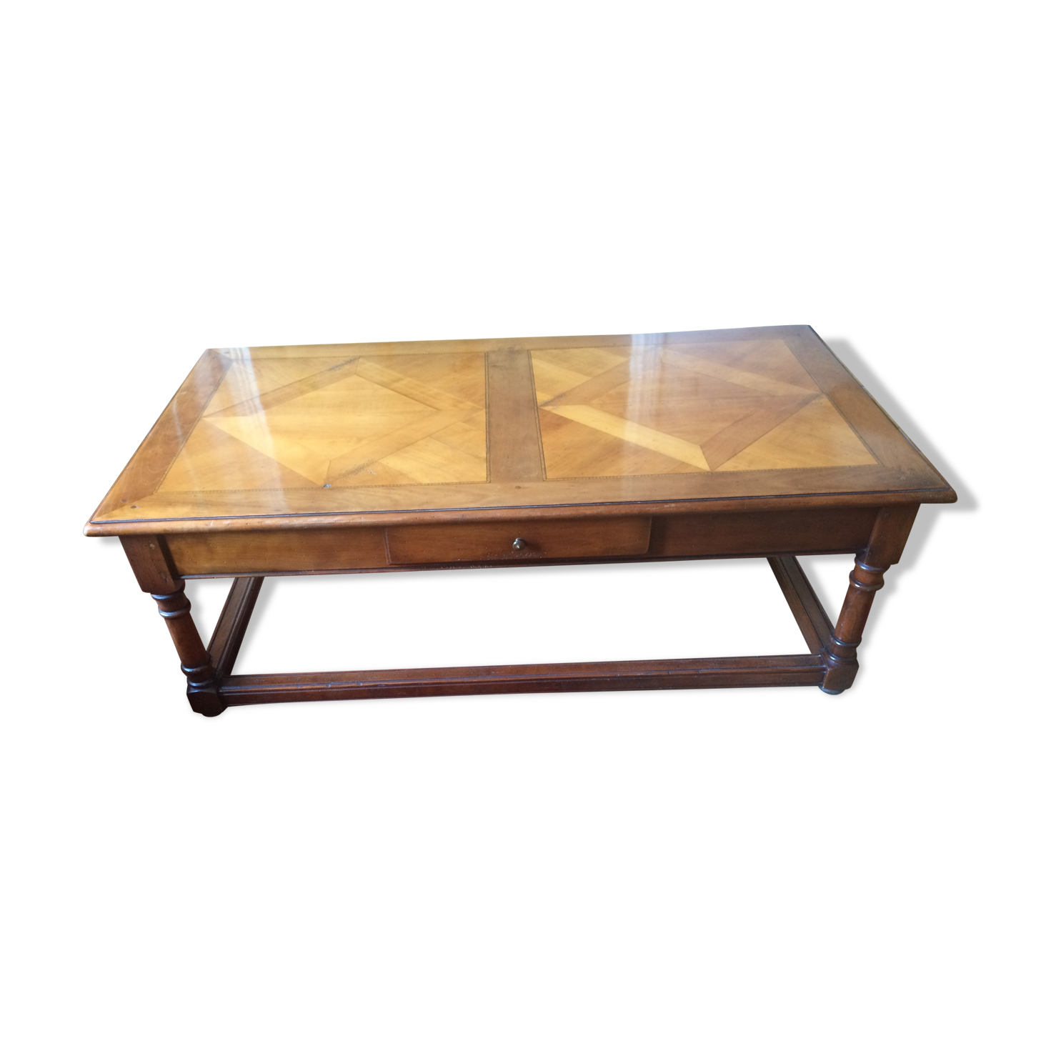 Solid cherry coffee table
