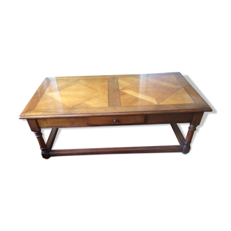 Solid cherry coffee table