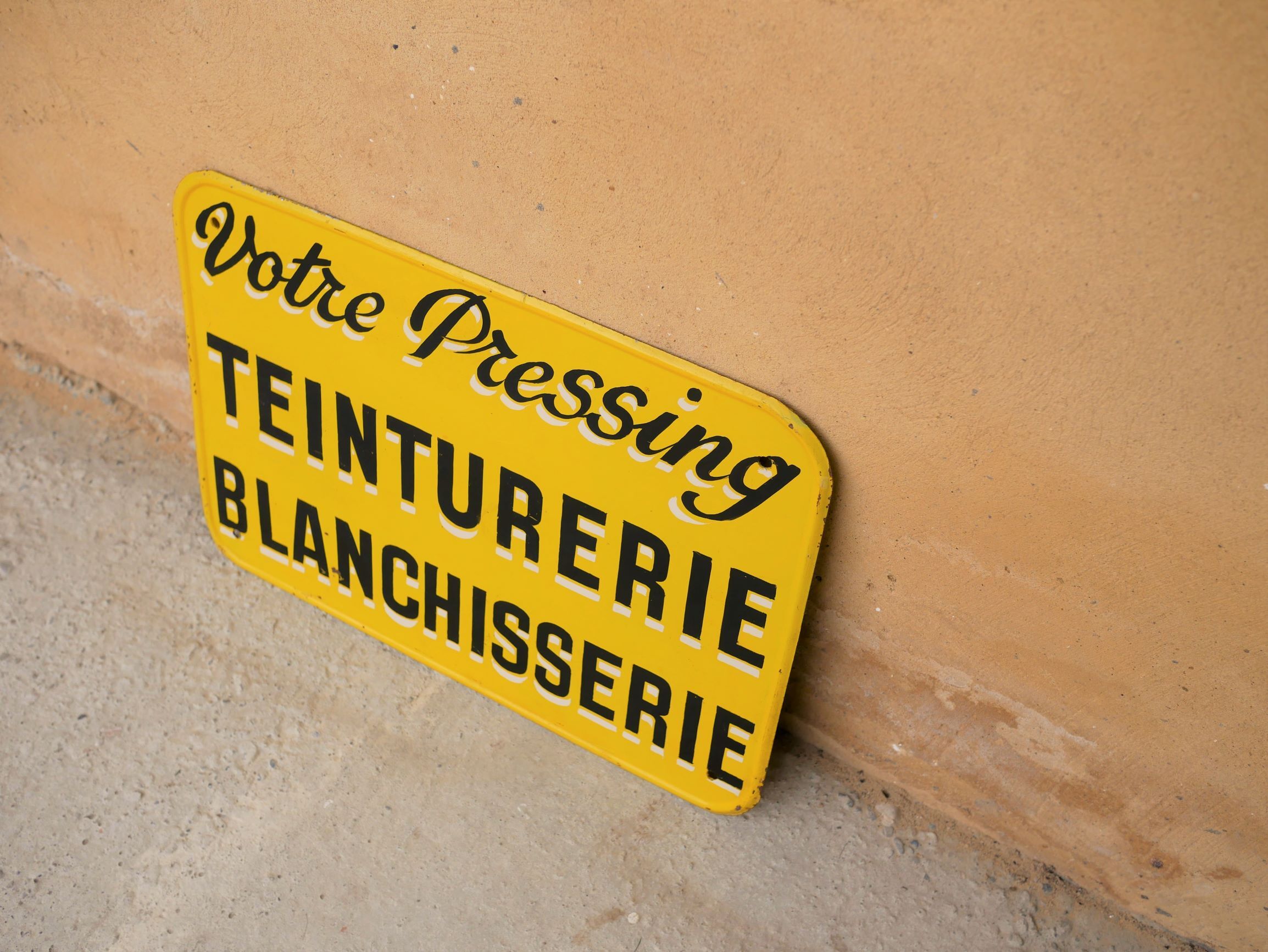 Vintage enamel plate