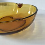 Vintage pressed glass apple salad bowl