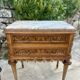 Paire de commodes ou chevets en Loupe de bois Époque XX eme siècle