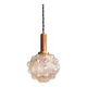Amber bubble glass pendant (5 available), Helena Tynell, 1970