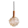 Amber bubble glass pendant (5 available), Helena Tynell, 1970