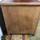 Art Deco administrative desk with walnut solid wood panels, restored.