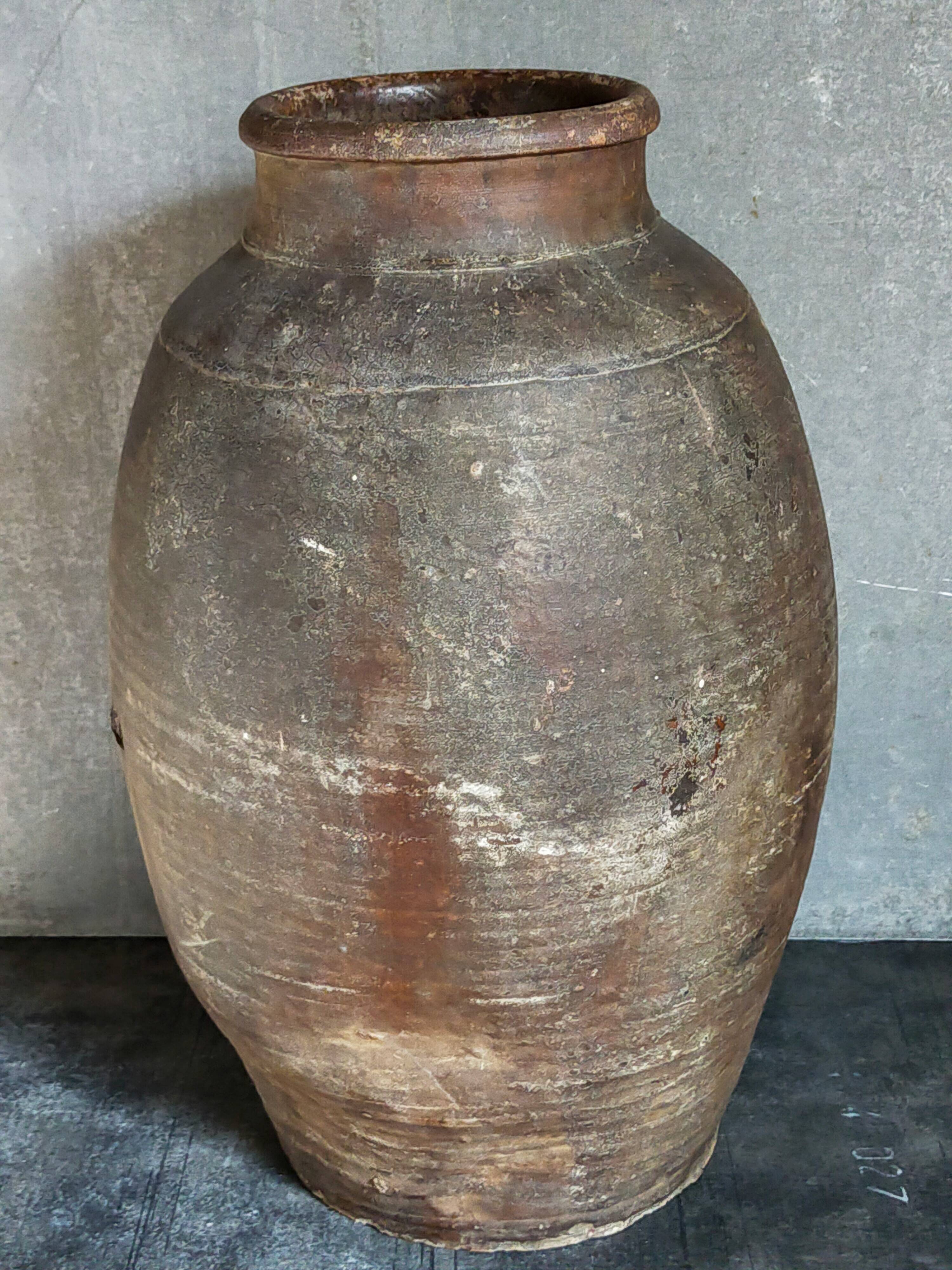 XXL traditional pottery old 19th century folk art 42 cm