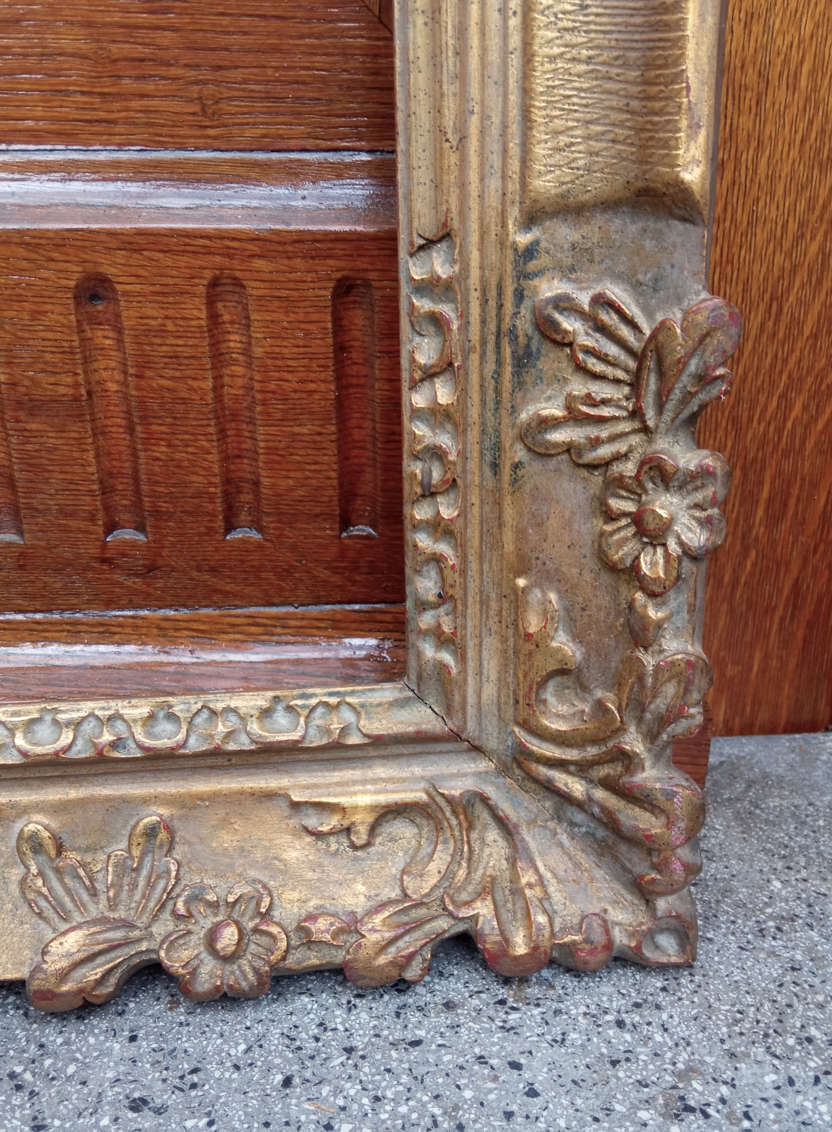 Louis XVI style Montparnasse frame gilded with leaf - 20P format