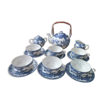 Japan porcelain tea set 6 people
