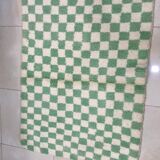 Moroccan Berber Boujad Carpet, Table Carpet, 1m55 x 1m16