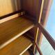 Teak bookcase with glass doors, Denmark 1960