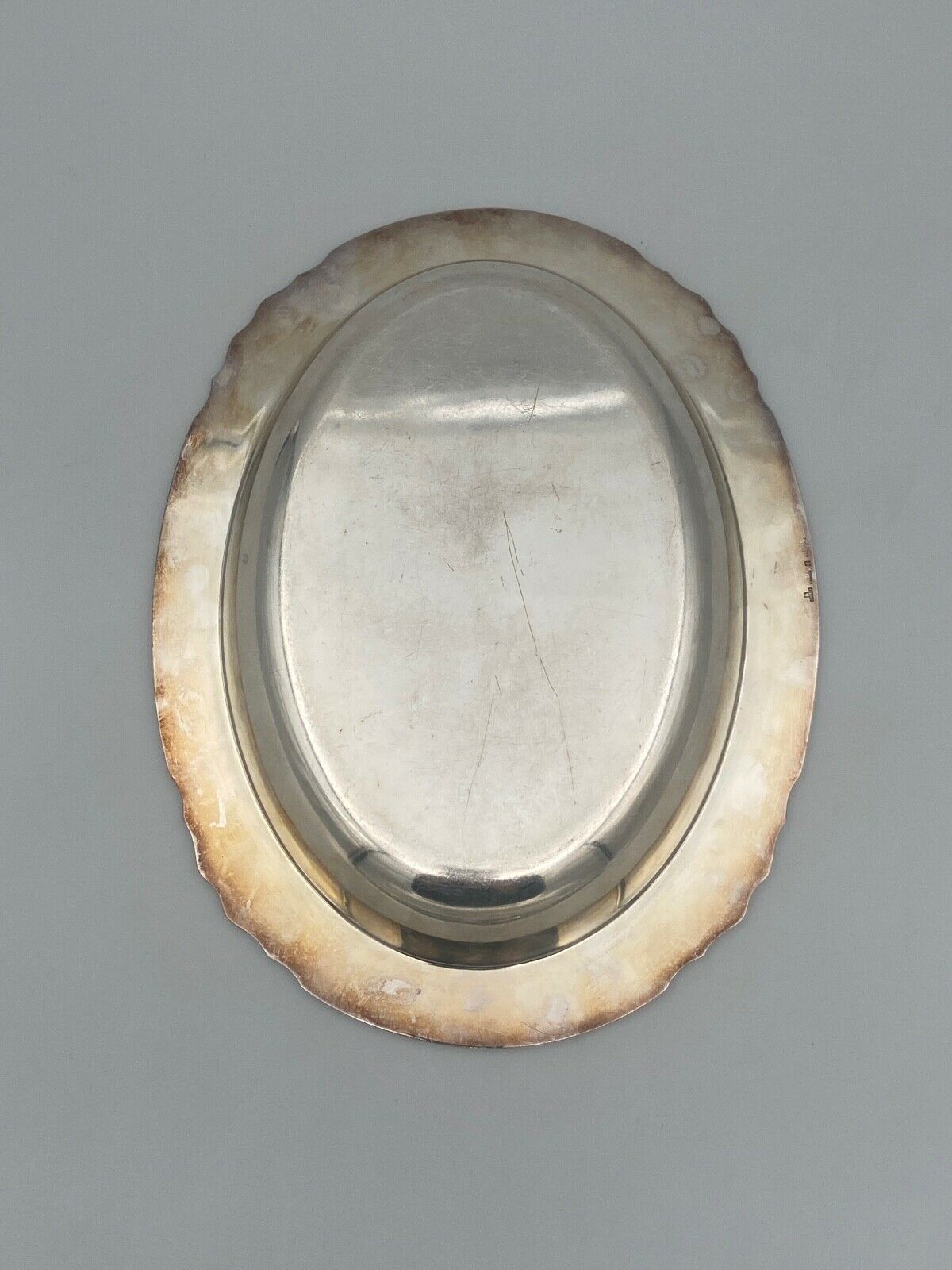 Grand Plat Ovale CHRISTOFLE France - Collection Gallia - Style Malmaison Empire