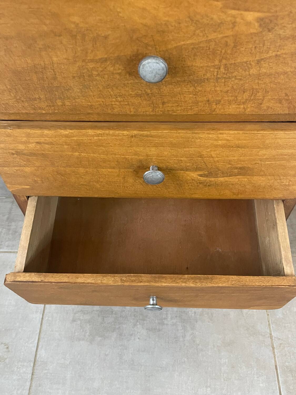 Oak chest of drawers, 1960s