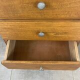 Oak chest of drawers, 1960s
