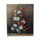 Vintage Floral Still Life Painting Signed J. Rems 60x50cm