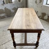 2m walnut drapery farm table