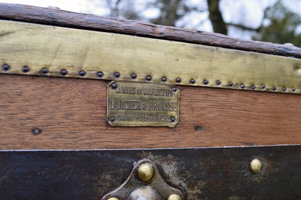 Trunk double travel Larcher & Bush 1900