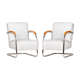 Tubular Steel Armchairs from Mücke-Melder 1930s, Set of Two