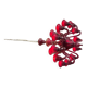 16-light red Murano glass chandeliers