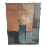 Modern painting vase